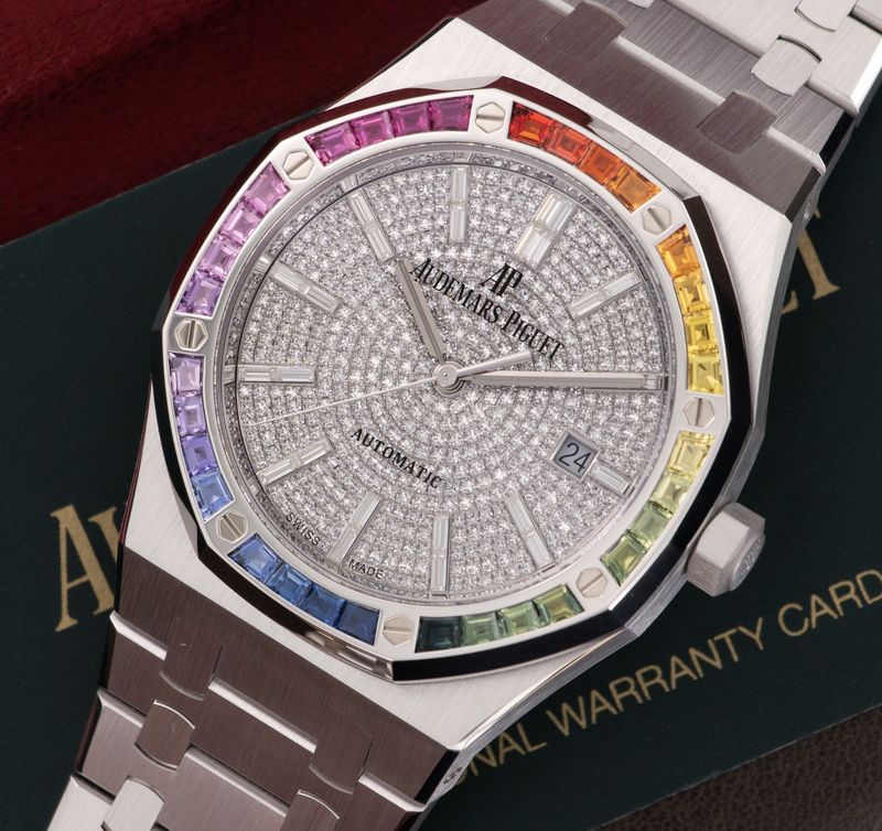 Only 10 Known! Audemars Piguet Royal Oak Rainbow 8