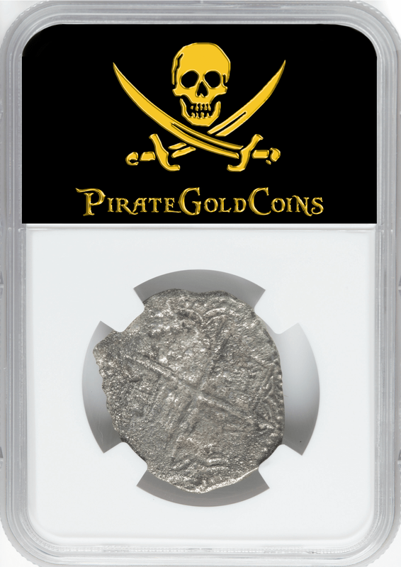 Bolivia 4 Reales 1598-1621 "Hand sig. 1982 - Atocha Shipwreck" NGC Genuine 3