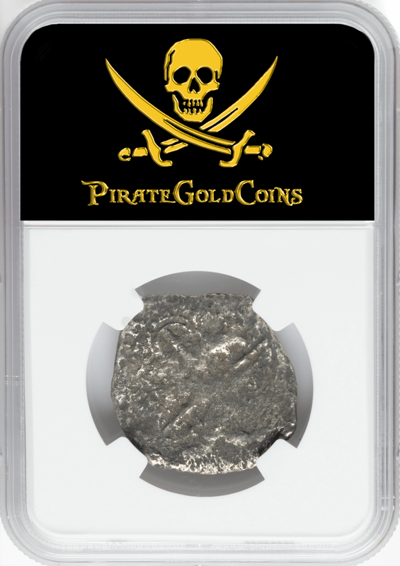 Bolivia 4 Reales 1598-1621 "Hand sig. 1975 - Atocha Shipwreck" NGC Genuine 3