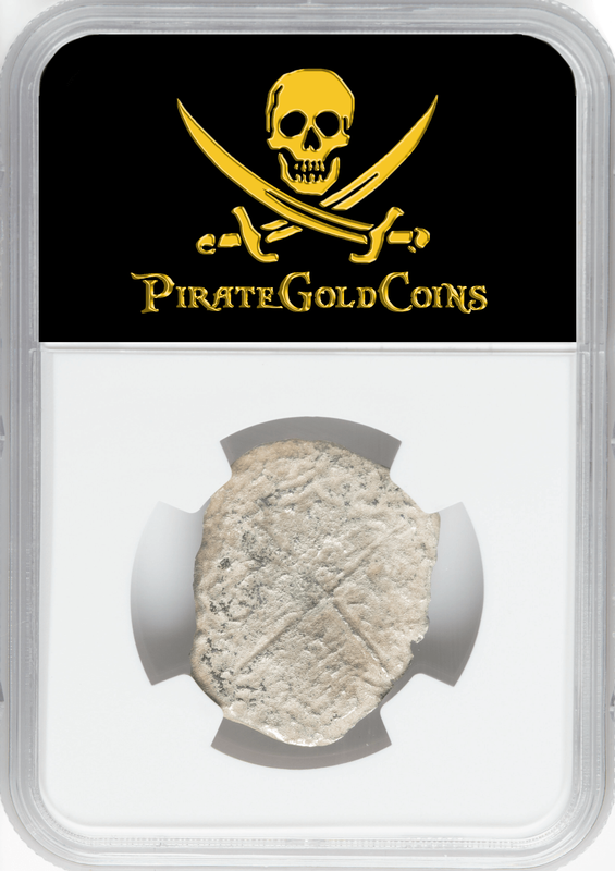 Bolivia 4 Reales 1598-1621 "Hand sig. 1977 - Atocha Shipwreck" NGC Genuine 3