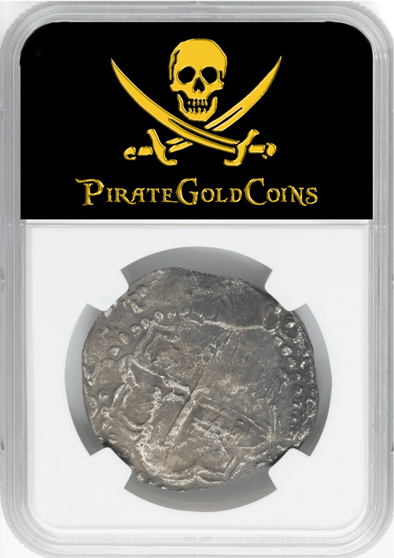 Bolivia 8 Reales 1621 "Hand sig. 1978 - Atocha Shipwreck" NGC Genuine 4