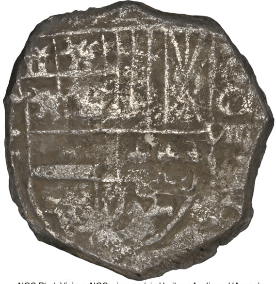 Bolivia 8 Reales 1618-21 "Hand sig. 1977 - Atocha Shipwreck" NGC Genuine 6