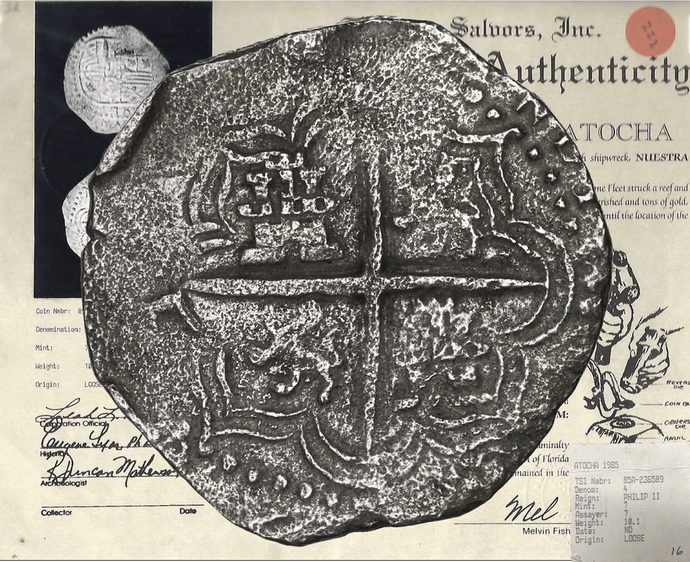 Bolivia 8 Reales 1612-16 "Atocha 1622 Shipwreck" PCGS VF