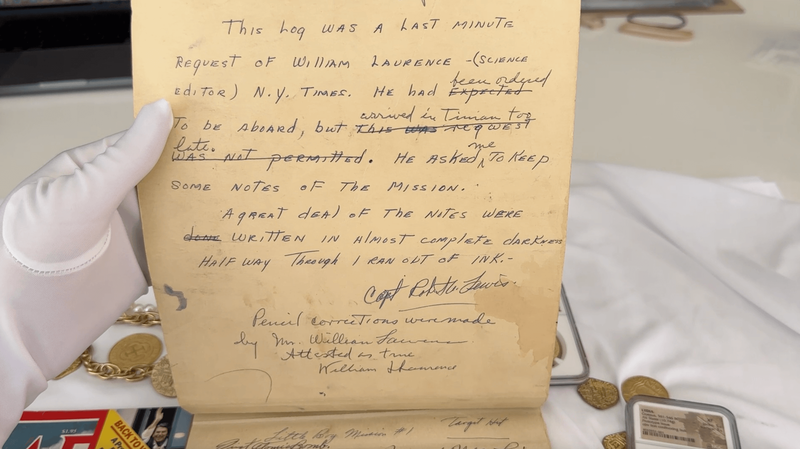 The Doc that Ended World War II: In-Flight Logbook from Enola Gay (Hiroshima) 15