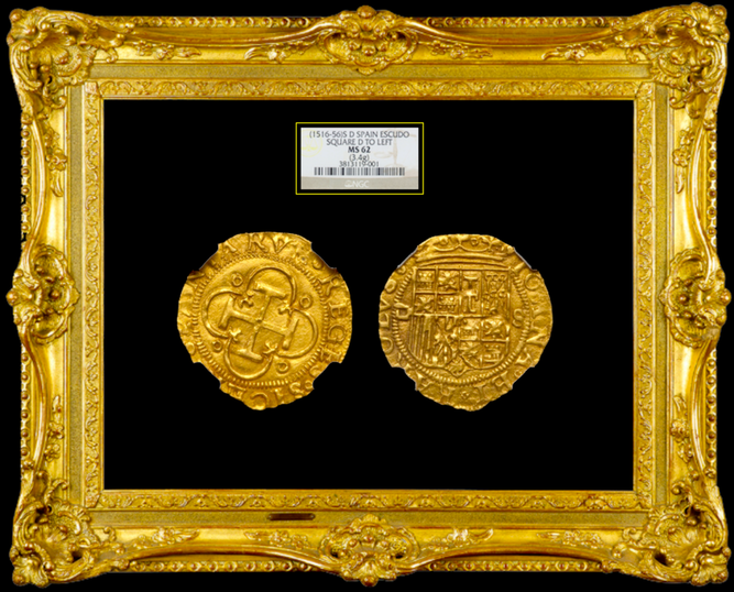 Spain 1 Escudo 1516-56's 14