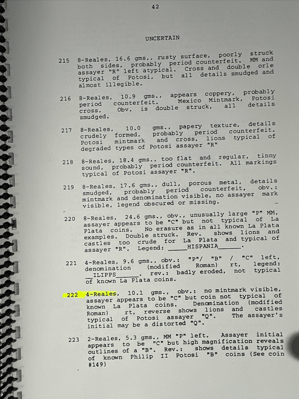 ​Bolivia 8 Reales 1612-16 "Atocha 1622 Shipwreck" PCGS VF 13