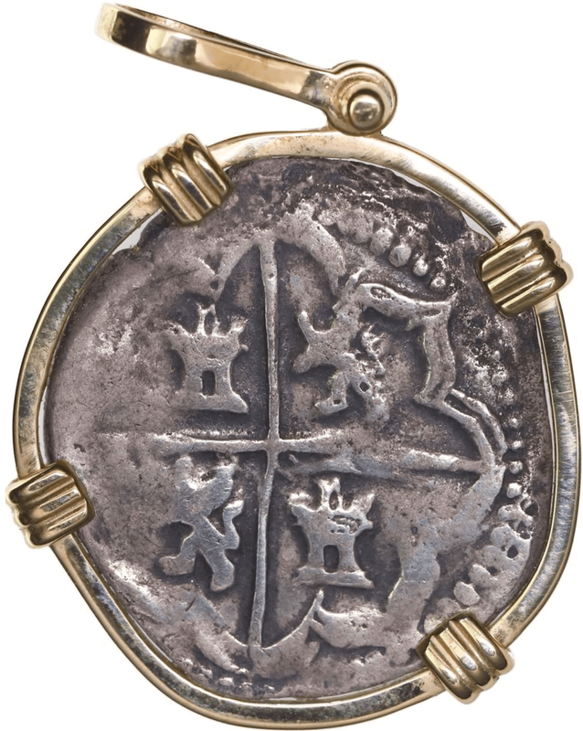 Bolivia 2 Reales "Atocha 1622 Shipwreck" Pendant 3
