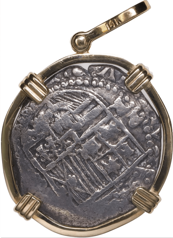 Bolivia 2 Reales "Atocha 1622 Shipwreck" Pendant 4