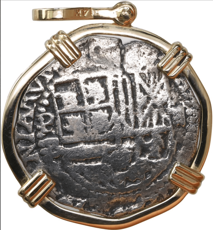 Bolivia 2 Reales Philip II "Atocha 1622 Shipwreck" Pendant 2