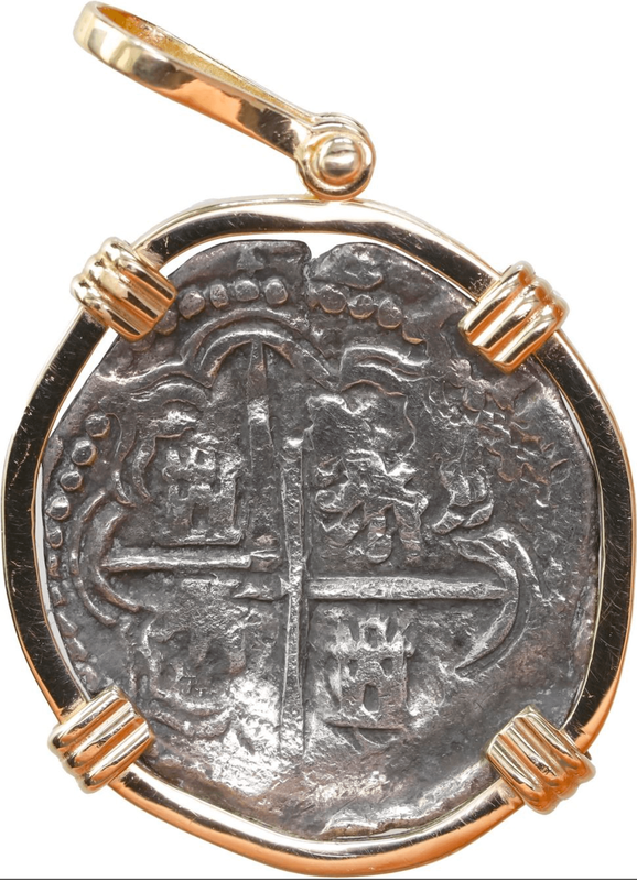 Bolivia 2 Reales Philip III "Atocha 1622 Shipwreck" Pendant 3