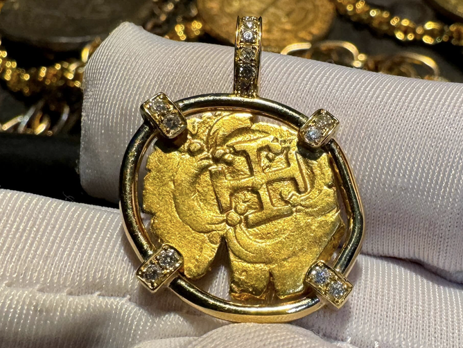 Spanish Gold Shipwreck Coin Jewelry 5
