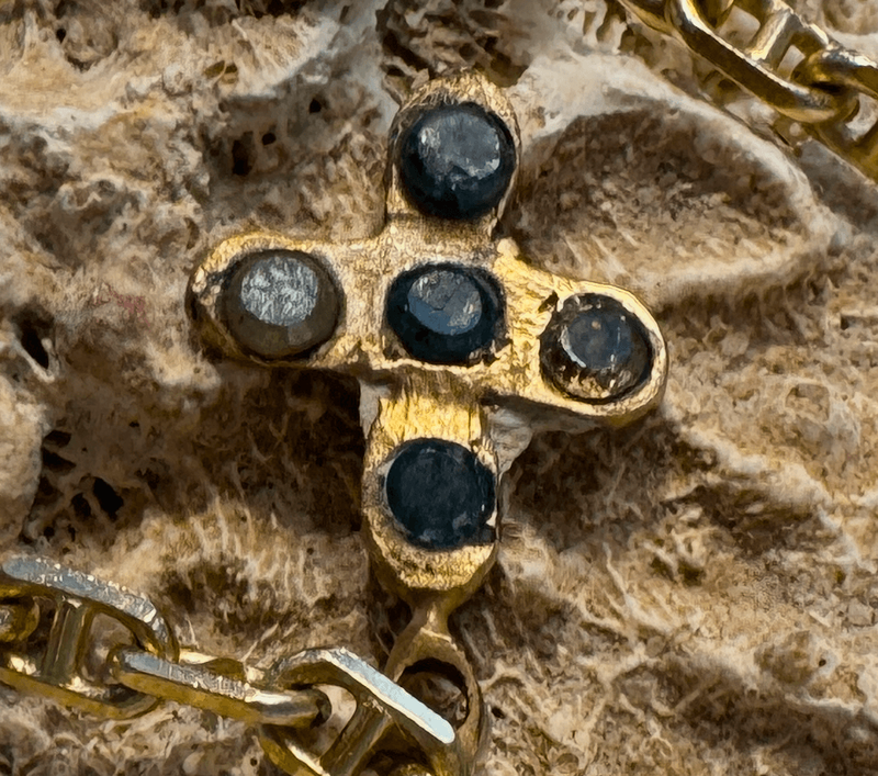 Diamond Cross from Unidentified Shipwreck 18th Cent. 3