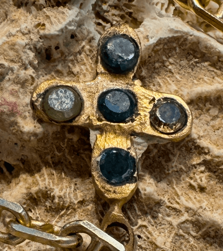 Diamond Cross from Unidentified Shipwreck 18th Cent. 4