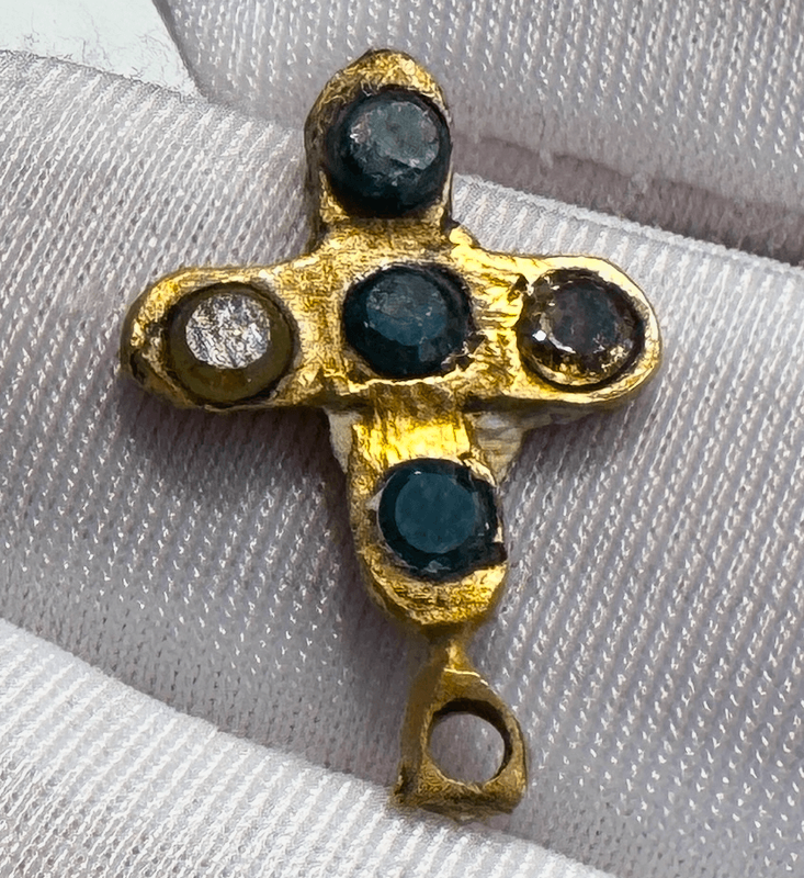 Diamond Cross from Unidentified Shipwreck 18th Cent. 6