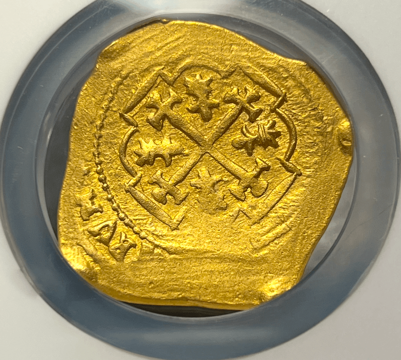 Mexico 8 Escudos 1711 "1715 Fleet Shipwreck" NGC AU 3