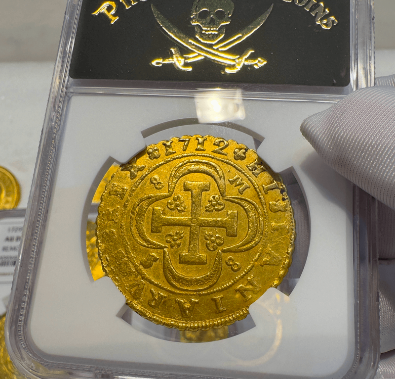 Spain 8 Escudos 1712 "Philip V" NGC 58 2