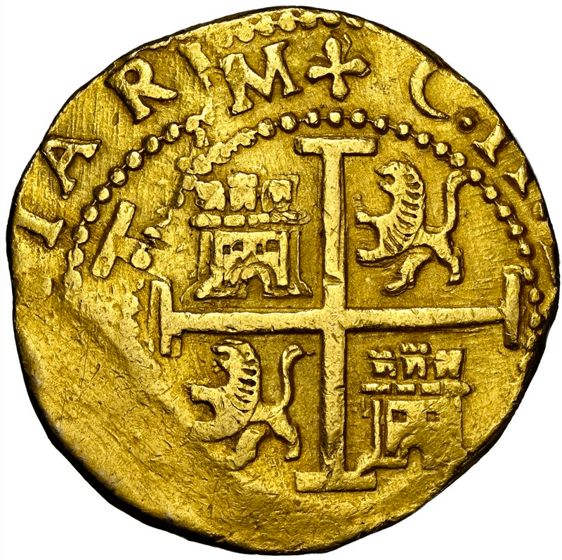 Peru 8 Escudos 1698 "1715 Fleet Shipwreck" NGC 58 4