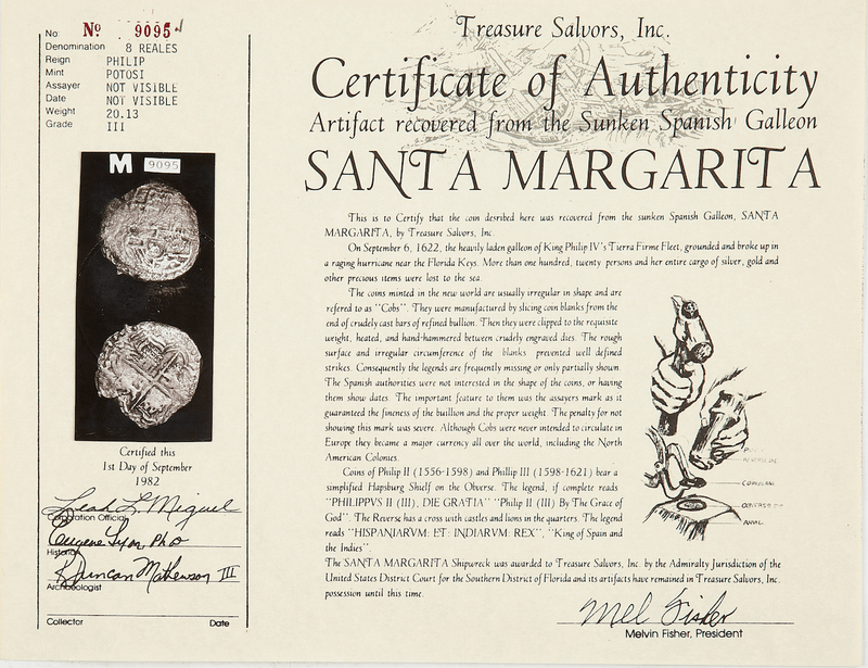 ​Bolivia 8 Reales 1598-1621 "Santa Margarita 1622 Shipwreck" RAW 3