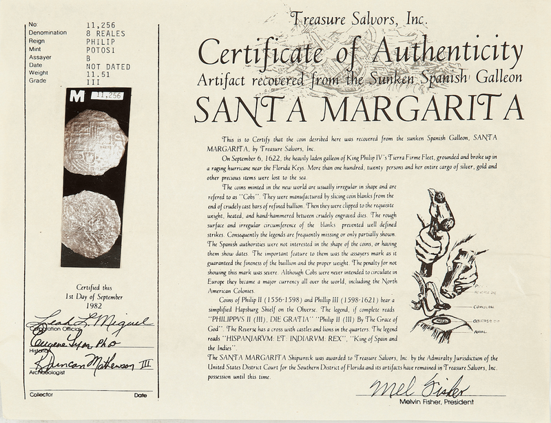 Bolivia 8 Reales 1603-1612 "Santa Margarita 1622 Shipwreck" RAW 4