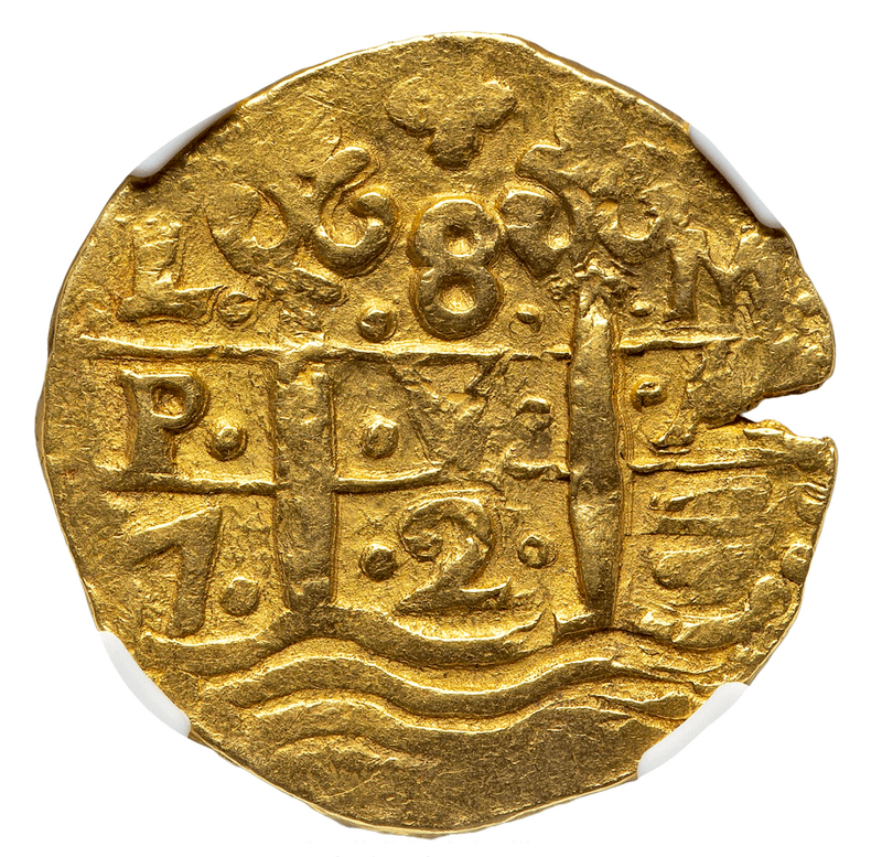 Peru 8 Escudos 1724 "Only 3 Graded" NGC 45 17