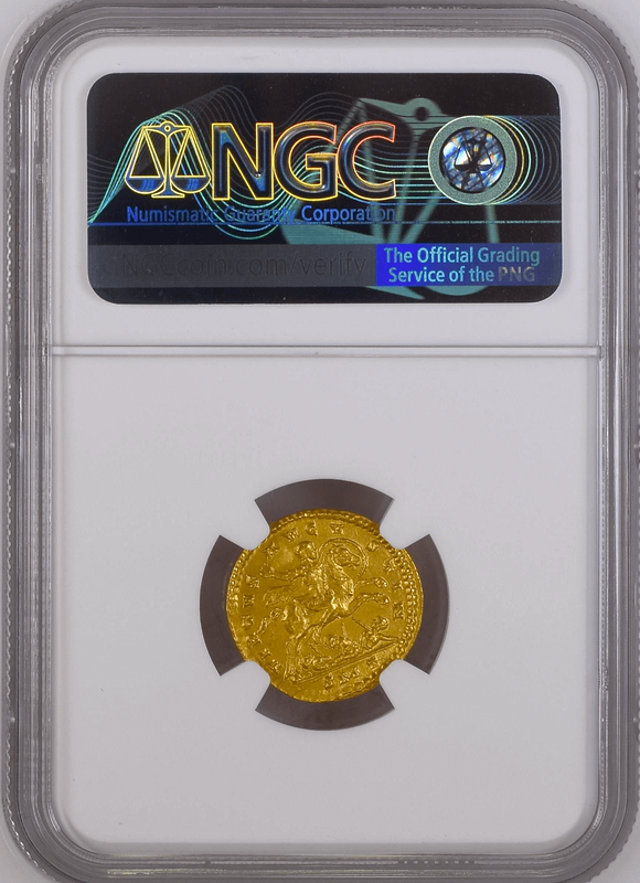 Roman Empire "Constantine the Great" NGC Ch AU 5x4 4