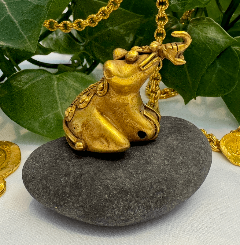 Tairona Feline Pendant w/ Bell 600BC-100AD 2