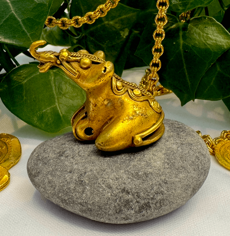 Tairona Feline Pendant w/ Bell 600BC-100AD