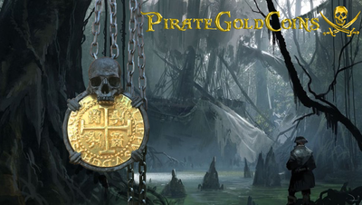 Peru 8 Escudos 1710 "Skull Pendant" Shipwreck Jewelry Treasure Coin Necklace 12