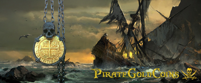 Peru 8 Escudos 1710 "Skull Pendant" Shipwreck Jewelry Treasure Coin Necklace 14