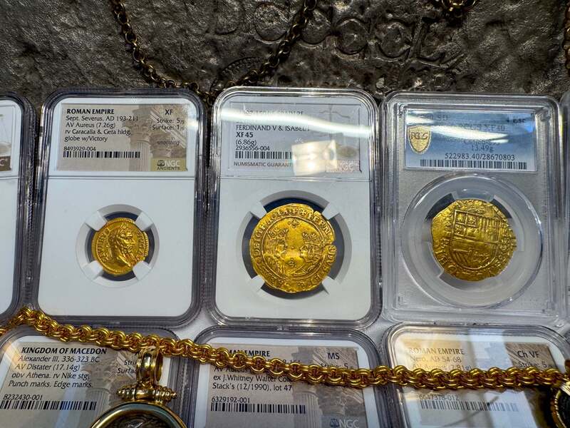 Spain 2 Excelentes 1497 "King & Queen" NGC 45 8