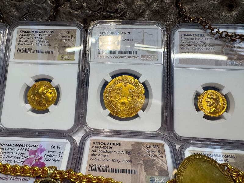 Spain 2 Excelentes 1497 "King & Queen" NGC 45 34