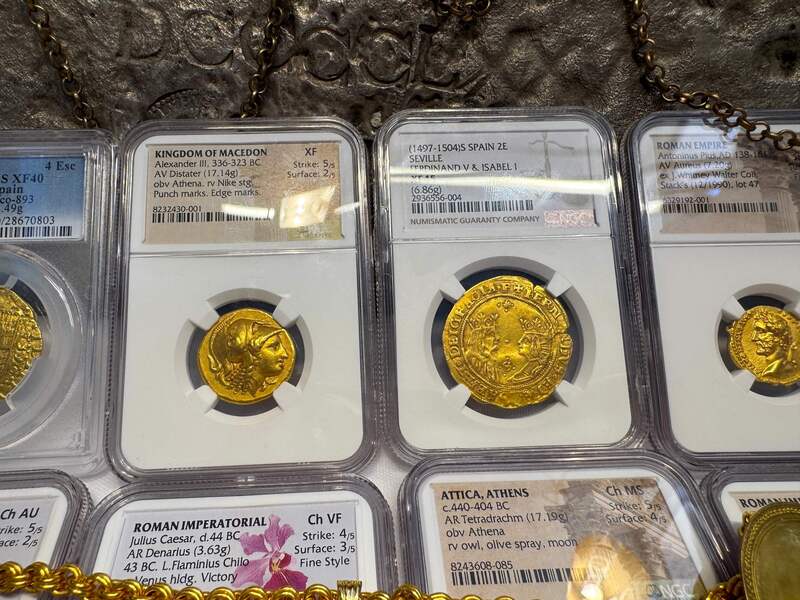 Spain 2 Excelentes 1497 "King & Queen" NGC 45 59