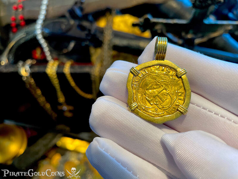 Spain 1 Escudo 1504-55 "Charles & Johanna" 18kt Pendant 4