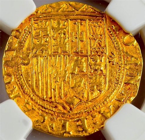 Spain 1 Escudo 1516 -1556 NGC 58