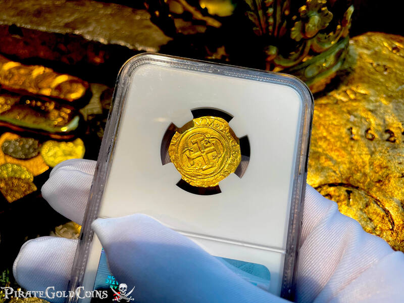 Spain 1 Escudo 1516-56 "Great Details" NGC 40 8