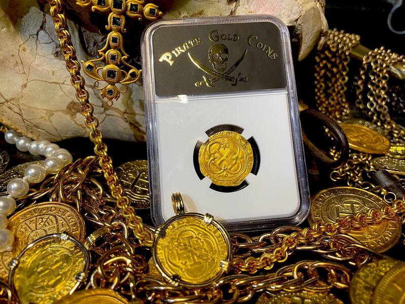 Spain 1 Escudo 1516-56 "Charles & Joanna" NGC 58 11