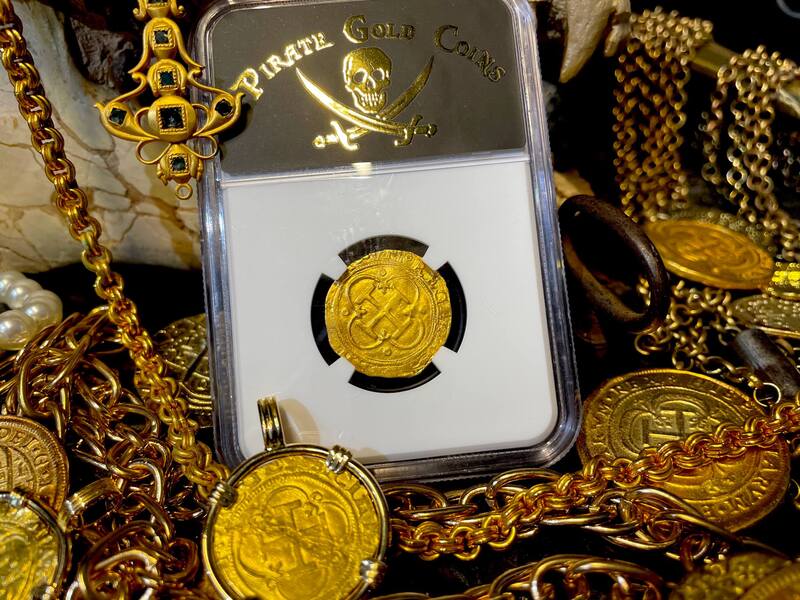 Spain 1 Escudo 1516-56 "Charles & Joanna" NGC 58 16