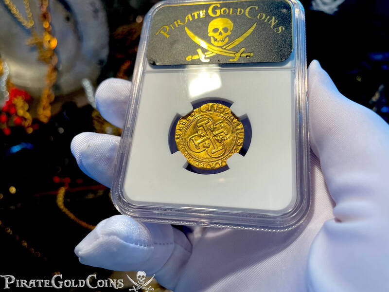 Spain 1 Escudo 1516-56 "Seville Mint" NGC 61 9