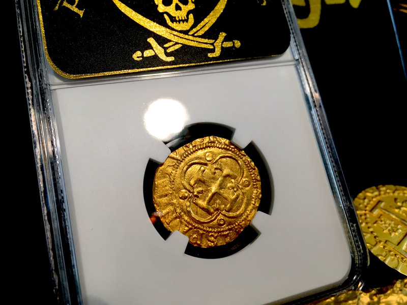 Spain  1 Escudo  1516- 1556  "Cross of Jerusalem"  NGC 61 Gold Doubloon 6