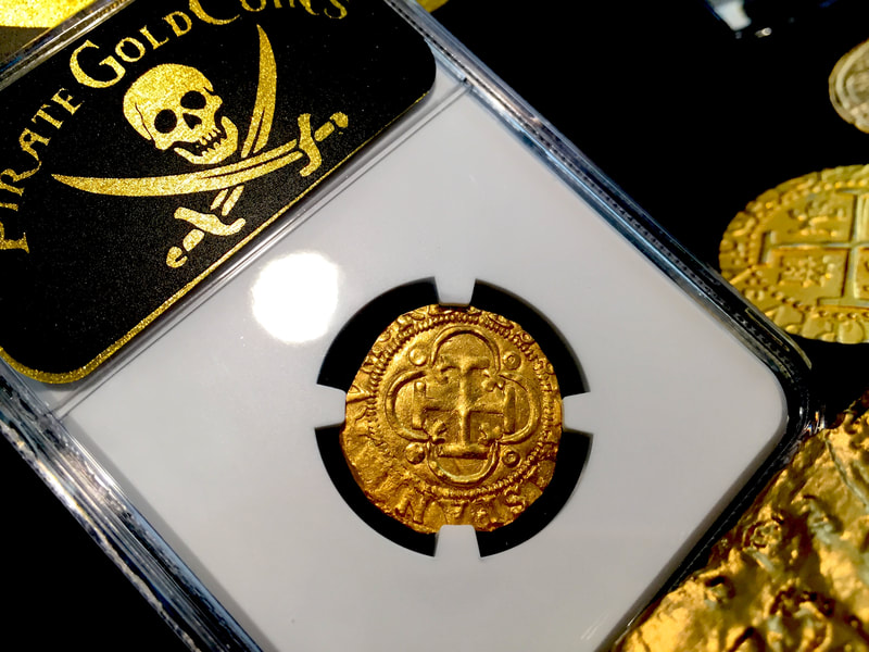 Spain  1 Escudo  1516- 1556  "Cross of Jerusalem"  NGC 61 Gold Doubloon 7