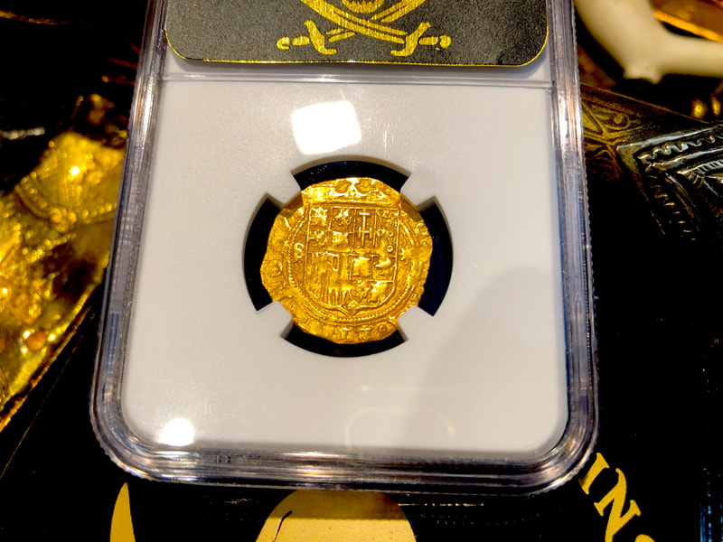 Spain 1 Escudo 1516-56 "Mint State Carlos & Johanna" NGC 62 7