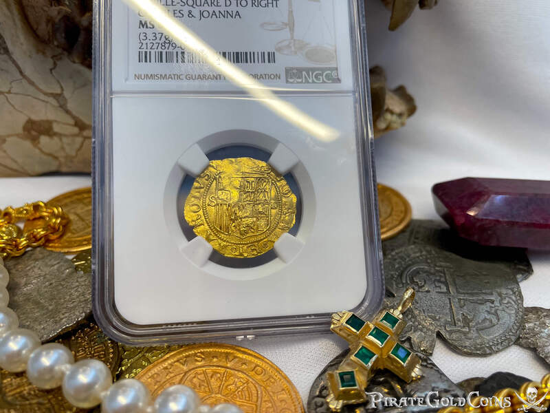 Spain 1 Escudo 1516-56 "Mint State" NGC 62 5