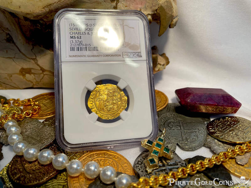 Spain 1 Escudo 1516-56 "Mint State" NGC 62 7