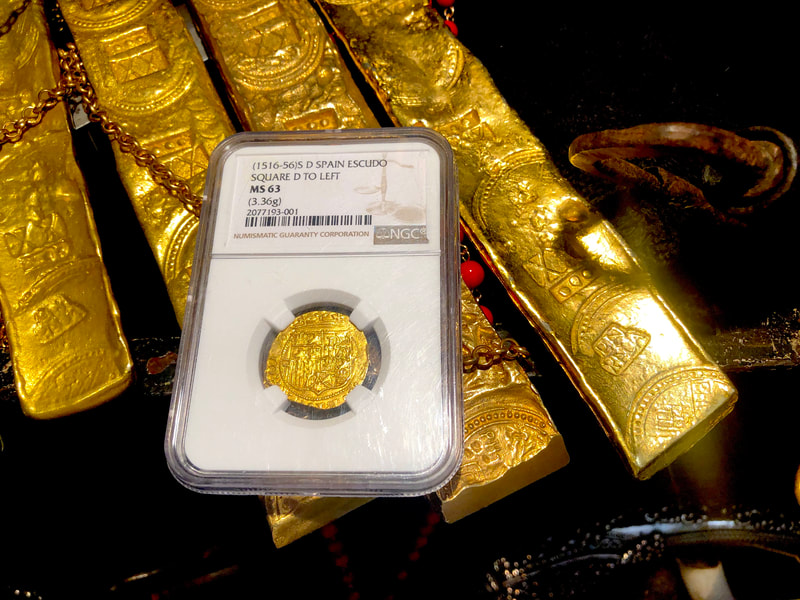 Spain 1 Escudo 1516-56 "Mint State" NGC 63 3