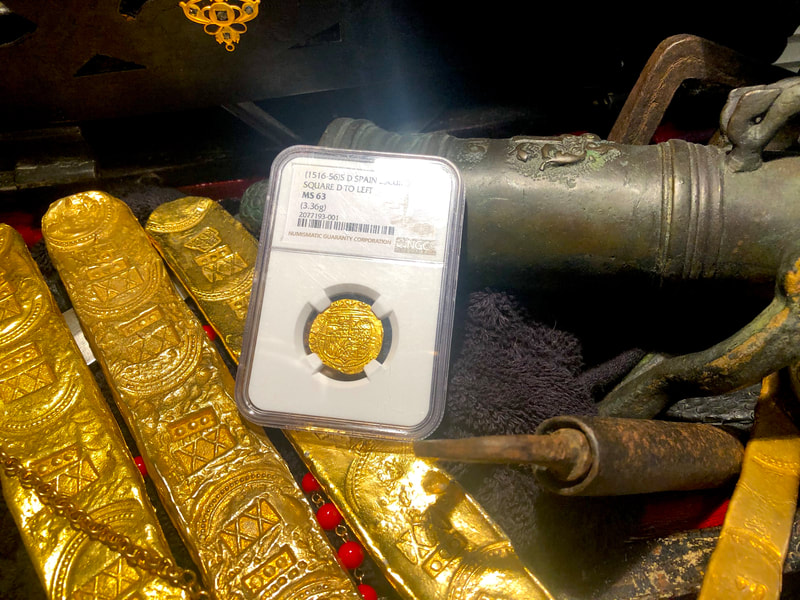 Spain 1 Escudo 1516-56 "Mint State" NGC 63 4