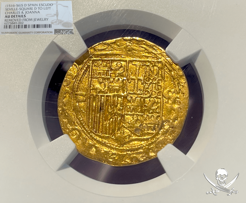 Spain 1 Escudo 1516-56's 42