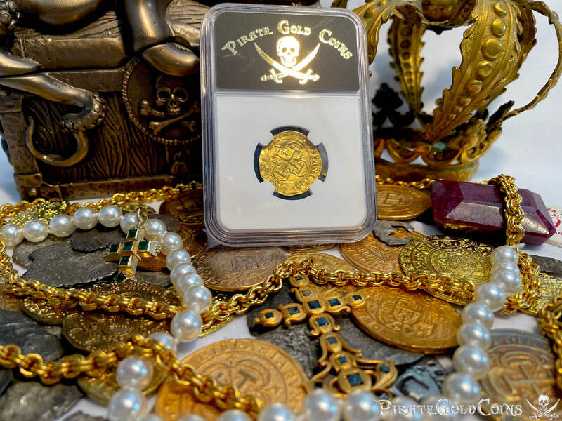 Spain 1 Escudo 1516-56 "Great Details" NGC AU 14