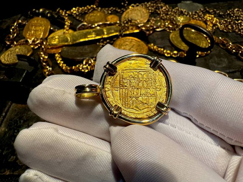 Spanish Gold Shipwreck Coin Jewelry 7