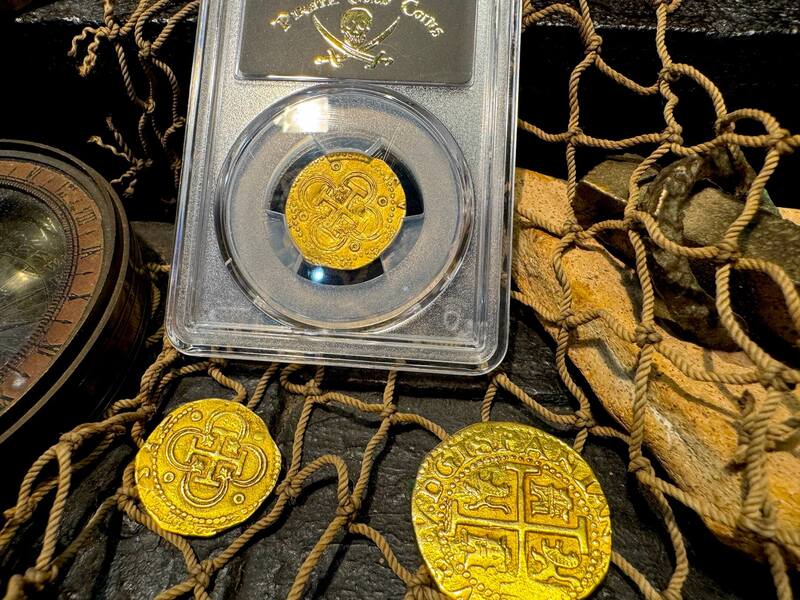 Spain 2 Escudos 156-98 "Philip II" PCGS AU 8