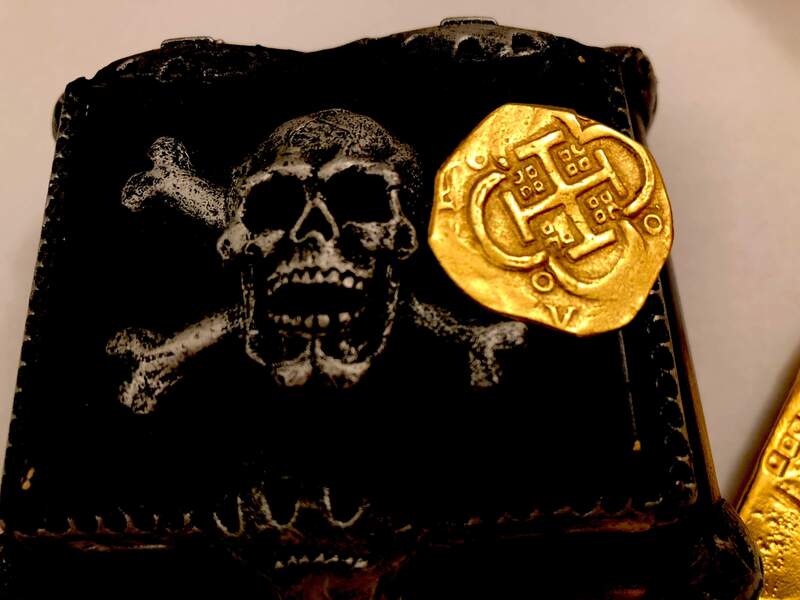 Spain 4 Escudos 1621-65 "Brute Style" Treasure Coin Raw 3